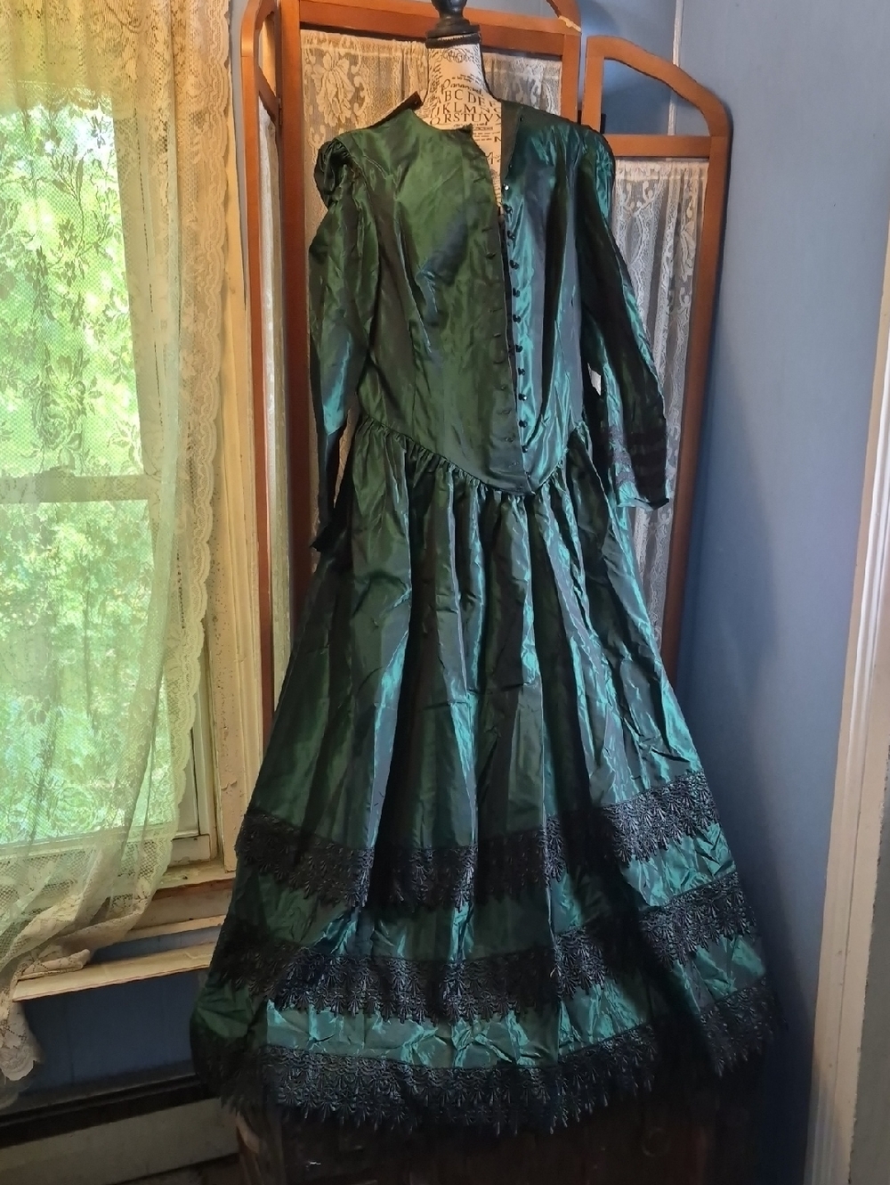 Recollections Emerald Green Vintage-Inspired Women's Dress XL